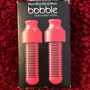Bobble Water Bottle Filters 2 Pack - Pink